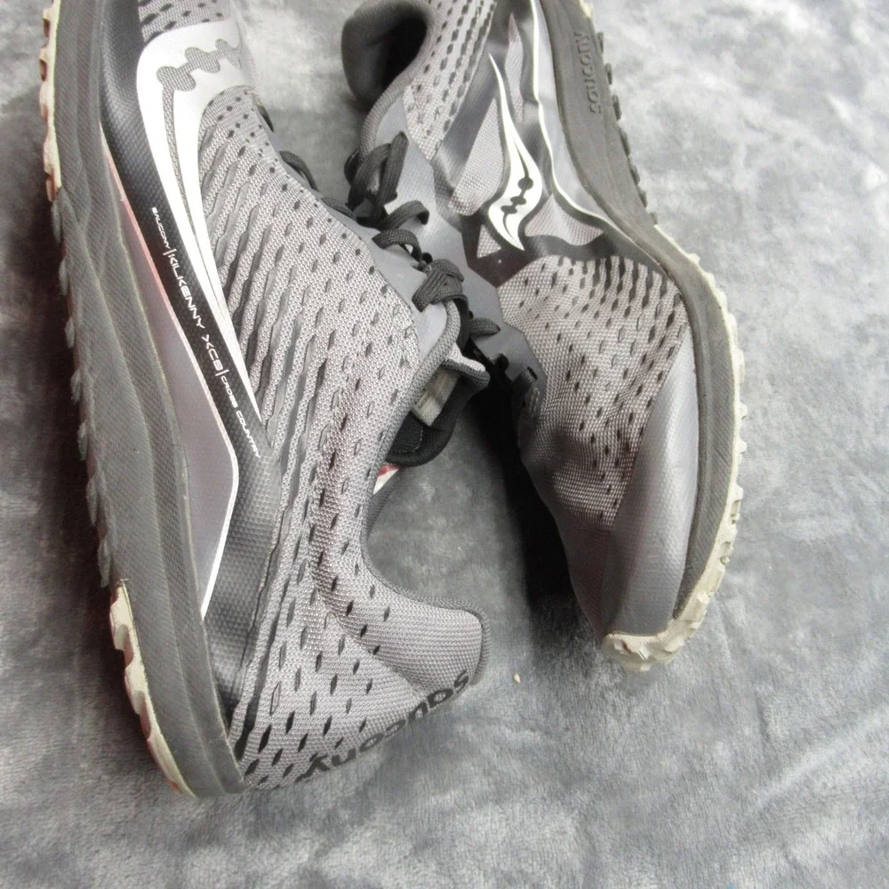 Saucony Running Shoes Men 11 Gray Kilkenny XC8 Cross Country Lightweight Lace-Up